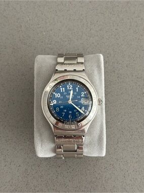 Swatch HAPPY JOE BLUE Stainless Steel Watch